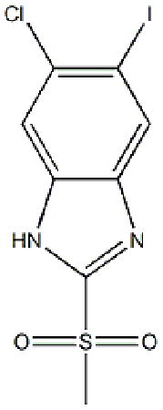 MC92280 6-chloro-5-iodo-2-(Methylsulfonyl)-1H-benziMidazole 1219741-19-1 5-氯-6-碘-2-(甲基磺酰基)-1H-苯并[D]咪唑