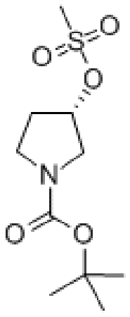 MC93186 (S)-1-Boc-3-methanesulfonyloxy-pyrrolidine 132945-75-6 (S)-1-BOC-3-甲磺酰氧基吡咯烷