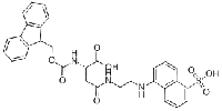 MC95647 FMOC-ASP(EDANS)-OH 182253-73-2 N2-[芴甲氧羰基]-N-[2-[(5-磺基-1-萘基)氨基]乙基]-L-天冬氨酰胺