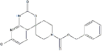 MC77747 Benzyl 7'-chloro-2'-oxo-1',2'-dihydrospiro[piperidine-4,4'-pyrido[2,3-d][1,3]oxazine]-1-carboxylate 883984-95-0 7'-氯苄基-2'-氧代-1',2'-二氢螺[哌啶-4,4'-吡啶并[2,3-D][1,3]恶嗪-1-羧酸苄酯