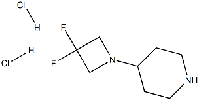 MC93525 4-(3,3-Difluoroazetidin-1-yl)piperidine dihydrochloride 1373503-66-2 4-(3,3-二氟氮杂环丁烷-1-基)哌啶二盐酸盐
