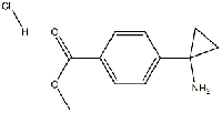 MC90258 Benzoic acid, 4-(1-aminocyclopropyl)-, methyl ester, hydrochloride (1:1) 1014645-87-4 4-(1-氨基环丙基)-苯甲酸甲酯盐酸盐