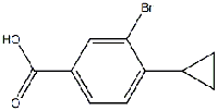MC91282 3-BroMo-4-cyclopropylbenzoic acid 1131622-50-8 3-溴-4-环丙基苯甲酸