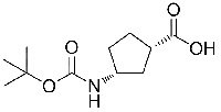 MC94719 (1R,3S)-N-Boc-3-Aminocyclopentanecarboxylic Acid 161660-94-2 (1S,3R)-N-BOC-1-氨基环戊烷-3-羧酸