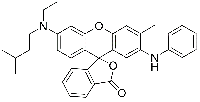 MC67639 2'-anilino-6'-[ethyl(3-methylbutyl)amino]-3'-methylspiro[isobenzofuran-1(3H),9'-[9H]xanthene]-3-one 70516-41-5 3-N-异戊基-N-乙氨基-6-甲基-7-苯氨基荧烷
