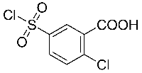 MC61286 2-chloro-5-(chlorosulfonyl)benzoic acid 137-64-4 2-氯-5-氯磺酰基苯甲酸