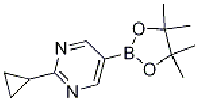 MC93549 2-cyclopropyl-5-(4,4,5,5-tetraMethyl-1,3,2-dioxaborolan-2-yl)pyriMidine 1375301-91-9 2-环丙基-5-(4,4,5,5-四甲基-1,3,2-二氧硼杂环戊烷-2-基)嘧啶