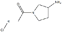 MC93679 1-(3-AMinopyrrolidin-1-yl)ethanone hydrochloride 1394041-16-7 1-(3-氨基吡咯烷-1-基)乙酮盐酸盐
