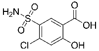 MC61684 4-Chloro-2-Hydroxy-5-Sulfamoylbenzoic Acid 14556-98-0 4-氯水杨酸-5-磺酰胺