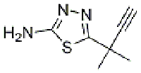 MC87590 5-(1,1-Dimethyl-2-propyn-1-yl)-1,3,4-thiadiazol-2-amine 97987-64-9 5-(1,1-二甲基丙-2-炔基)-1,3,4-噻二唑-2-胺