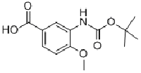 MC98243 Benzoic acid, 3-[[(1,1-dimethylethoxy)carbonyl]amino]-4-methoxy- (9CI) 306937-12-2 BOC-3-氨基-4-甲氧基苯甲酸