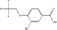MC79755 3-BroMo-4-(2,2,2-trifluoroethoxy)benzoic acid 1131594-46-1 3-BroMo-4-(2,2,2-trifluoroethoxy)benzoic acid