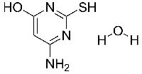 MC67329 4-Amino-6-Hydroxy-2-Mercaptopyrimidine Monohydrate 65802-56-4 4-氨基-6-羟基-2-巯基嘧啶单水合物