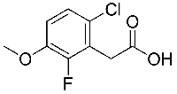 MC60129 2-(6-Chloro-2-Fluoro-3-Methoxy-Phenyl)Acetic Acid 1017777-83-1 6-氯-2-氟-3-甲氧基苯乙酸