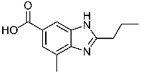 MC62000 4-Methyl-2-n-Propyl-1H-Benzimidazole-6-Carboxylic Acid 152628-03-0 4-甲基-2-正丙基苯并咪唑-6-羧酸