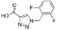 MC94938 1-[(2,6-Difluorophenyl)methyl]-1H-1,2,3-triazole-4-carboxylic acid 166196-11-8 1-[(2,6-二氟苯基)甲基]-1H-1,2,3-三唑-4-羧酸