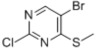 MC74107 5-BROMO-2-CHLORO-4-(METHYLTHIO)PYRIMIDINE 59549-51-8 5-溴-2-氯-4-(甲硫基)嘧啶