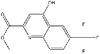 MC92392 Methyl4-hydroxy-6-(trifluoromethyl)quinoline-2-carboxylate 123158-31-6 METHYL 4-HYDROXY-6-(TRIFLUOROMETHYL)QUINOLINE-2-CARBOXYLATE