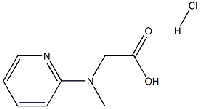 MC94571 2-(Methyl(pyridin-2-yl)aMino)acetic acid hydrochloride 1588441-08-0 2-(甲基-2-吡啶基氨基)乙酸盐酸盐