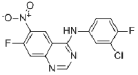 MC94738 4-Quinazolinamine, N-(3-chloro-4-fluorophenyl)-7-fluoro-6-nitro- 162012-67-1 N-(3-氯-4-氟苯基)-7-氟-6-硝基-4-喹唑啉胺