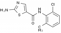 MC98191 2-Amino-N-(2-chloro-6-methylphenyl)thiazole-5-carboxamide 302964-24-5 2-氨基-N-(2-氯-6-甲基苯基)噻唑-5-甲酰胺