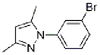 MC98082 1-(3-Bromophenyl)-3,5-dimethyl-1H-pyrazole 294877-29-5 1-(3-BROMOPHENYL)-3,5-DIMETHYLPYRAZOLE