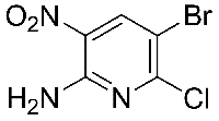 MC61126 5-BroMo-6-chloro-3-nitropyridin-2-aMine 1335057-22-1 2-氨基-3-硝基-5-溴-6-氯吡啶