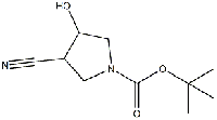 MC96130 3-CYANO-4-HYDROXYPYRROLIDINE-1-CARBOXYLIC ACID TERT-BUTYL ESTER 197143-33-2 N-BOC-3-氰基-4-羟基吡咯烷