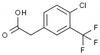 MC97032 4-Chloro-3-(Trifluoromethyl)Phenylacetic Acid 22902-86-9 4-氯-3-三氟甲基苯乙酸