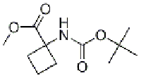 MC77680 Cyclobutanecarboxylic acid, 1-[[(1,1-diMethylethoxy)carbonyl]aMino]-, Methyl ester 880166-10-9 Cyclobutanecarboxylic acid, 1-[[(1,1-diMethylethoxy)carbonyl]aMino]-, Methyl ester