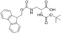 MC61046 (R)-2-(Boc-amino)-3-(Fmoc-amino)propionic acid 131570-56-4 N-叔丁氧羰基-N'-芴甲氧羰基-D-2,3-二氨基丙酸