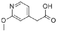 MC72476 4-Pyridineaceticacid,2-methoxy-(9CI) 464152-38-3 2 - (2 - 甲氧基吡啶-4 - 基)乙酸