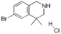 MC91996 6-broMo-4,4-diMethyl-1,2,3,4-tetrahydroisoquinoline hydrochloride 1203684-61-0 6-溴-4,4-二甲基-1,2,3,4-四氢异喹啉盐酸盐