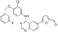 MC97073 5-[4-((3-Chloro-4-((3-fluorobenzyl)oxy)phenyl)amino)quinazolin-6-yl]-2-furaldehyde 231278-84-5 5-[4-[3--氯-4-[（3-氟苯基）甲氧基]