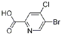 MC90748 5-broMo-4-chloropyridine-2-carboxylic acid 1060802-25-6 5-溴-4-氯甲酸吡啶