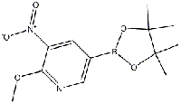 MC90937 2-Methoxy-3-nitro-5-(4,4,5,5-tetramethyl-[1,3,2] dioxaborolan-2-yl)-pyridine 1083168-94-8 2-甲氧基-3-硝基-5-(4,4,5,5-四甲基-[1,3,2]二噁硼烷-2-基)-吡啶