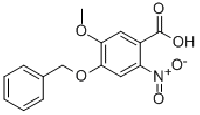 MC74225 4-BENZYLOXY-5-METHOXY-2-NITRO-BENZOIC ACID 60547-92-4 2-硝基-4-苄氧基-5-甲氧基苯甲酸