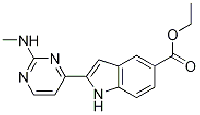 MC78601 Ethyl 2-(2-(MethylaMino)pyriMidin-4-yl)-1H-indole-5-carboxylate 916486-06-1 2-(2-(甲基氨基)嘧啶-4-基)-1H-吲哚-5-羧酸乙酯