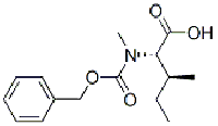 MC72113 N-Cbz-N-methyl-L-isoleucine 42417-66-3 N-苄氧羰基-N-甲基-L-异亮氨酸