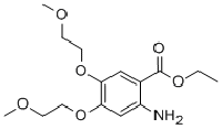 MC95538 Ethyl 4,5-bis(2-methoxyethoxy)-2-aminobenzoate 179688-27-8 4,5-二(2-甲氧基乙氧基)-2-氨基苯甲酸乙酯