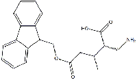 MC96373 (S)-Fmoc-beta2-homovaline 203854-59-5 FMOC-(S)-2-(二甲基)-3-甲基丁酸