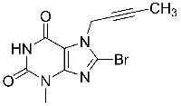 MC67382 8-Bromo-7-(2-butyn-1-yl)-3-methylxanthine 666816-98-4 8-溴-7-(2-丁炔-1-基)-3-甲基黄嘌呤