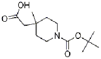 MC39516  [1-(tert-butoxycarbonyl)-4-methylpiperidin-4-yl]acetic acid  [872850-31-2]