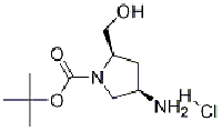 MC91568 (2R,4R)-1-BOC-2-hydroxyMethyl-4-aMino Pyrrolidine-HCl 1161931-71-0 (2R,4R)-1-叔丁氧羰-2-羟甲基-4-氨基吡咯烷盐酸盐