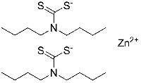 MC61224 Zinc(II) Dibutyldithiocarbamate 136-23-2 二丁基二硫代氨基甲酸锌