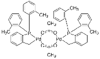 MC43595  反式二-(m)-双[2-(二邻甲苯基膦)苄基]乙酸二钯(II)  [172418-32-5]