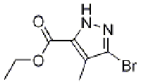 MC92655 ethyl 3-bromo-4-methyl-1H-pyrazole-5-carboxylate 1257861-04-3 3-溴-4-甲基-1H-吡唑-5-羧酸乙酯