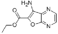 MC95829 Furo[2,3-b]pyrazine-6-carboxylic acid, 7-amino-, ethyl ester (9CI) 187732-95-2 7-氨基-呋喃并[2,3-B]吡嗪-6-羧酸甲酯