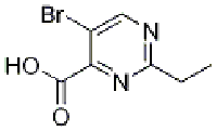 MC92436 4-PyriMidinecarboxylic acid, 5-broMo-2-ethyl- 1235450-86-8 4-嘧啶甲酸, 5-溴-2-乙基-