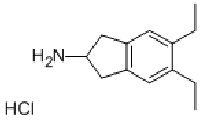MC98309 5,6-Diethyl-2,3-dihydro-1H-inden-2-amine hydrochloride 312753-53-0 5,6-二乙基-2,3-二氢-1H-茚-2-胺盐酸盐